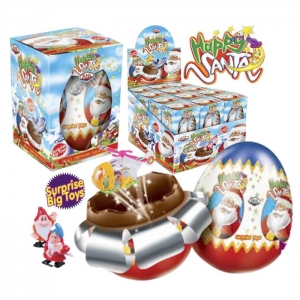 24-112 SANTA CHOCOLATE EGG WITH A GIFT χονδρική, Confectionery χονδρική