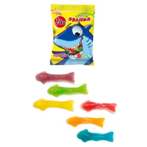 24-152 JELLY JAKE SHARKS χονδρική, Confectionery χονδρική