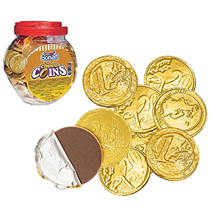 24-171 CHOCOLATE COINS WITH CHOCOLATE MILK BOX = 200 PCS χονδρική, Confectionery χονδρική