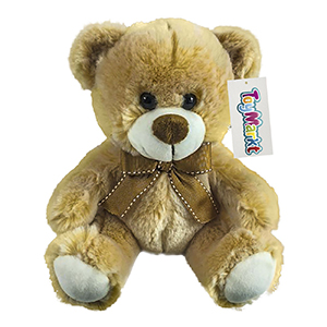 79-407 LIGHT BROWN TEDDY 19cm WITH BOW χονδρική, Toys χονδρική