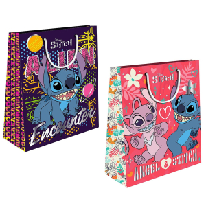 19-390 Paper gift bag with foil Lilo & Stitch (32cm) χονδρική, Novelties χονδρική