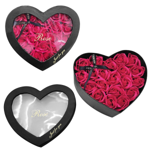 22-3042 Heart box with 20 roses χονδρική, Valentine Items χονδρική