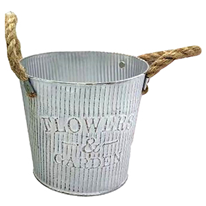 22-3064 Flower & Garden metal flowerpot χονδρική, Easter Items χονδρική