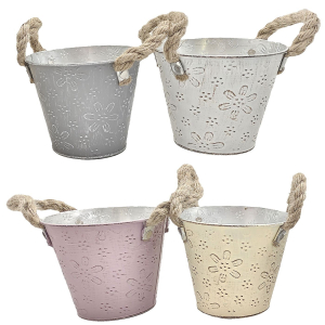 22-3066 Metal flower pot χονδρική, Easter Items χονδρική