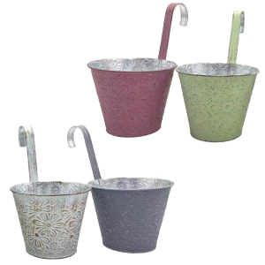 22-3073 Hanging flower pot with flower design χονδρική, Easter Items χονδρική