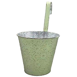 22-3073 Hanging flower pot with flower design χονδρική, Easter Items χονδρική