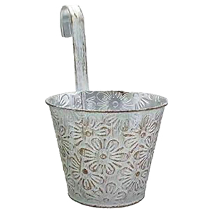 22-3073 Hanging flower pot with flower design χονδρική, Easter Items χονδρική