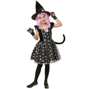 3-2512 Children's witch costume with tail χονδρική, Carnival Items χονδρική