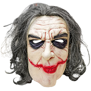 3-2529 Villain mask with red mouth & green hair χονδρική, Carnival Items χονδρική