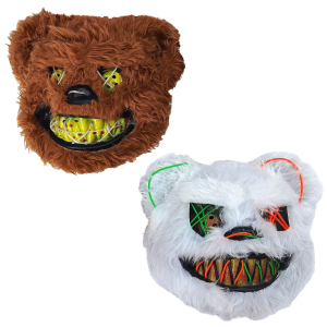 3-2531 Hairy bear mask χονδρική, Carnival Items χονδρική