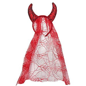 3-2536 Devil stick with horns & veil χονδρική, Carnival Items χονδρική