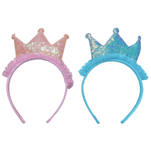 3-2584 Crown with sequins & tulle χονδρική, Carnival Items χονδρική