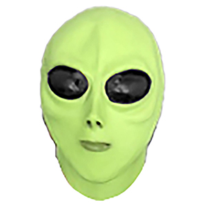 3-2609 Alien latex mask χονδρική, Carnival Items χονδρική