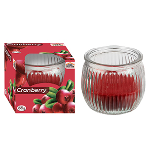 37-461 WILD CRANBERRY CANDLE IN A VASE χονδρική, Gifts χονδρική