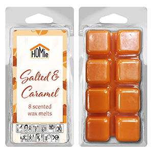 37-464 AROMATIC WAX MELT SALTED CARAMEL SET=8 CUBES χονδρική, Gifts χονδρική