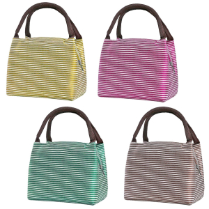 42-3108 Striped insulated cooler bag χονδρική, Summer Items χονδρική