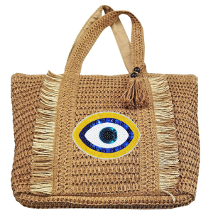 42-3110 Woven paper bag with eyelet χονδρική, Summer Items χονδρική