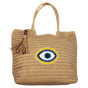 42-3111 Woven paper bag with eyelet χονδρική, Summer Items χονδρική