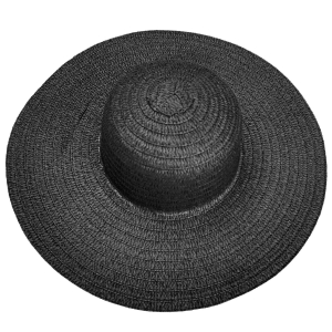 42-3139 Black straw hat χονδρική, Summer Items χονδρική