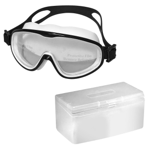 42-3221 Silicone goggles single mask black and white for adults χονδρική, Summer Items χονδρική