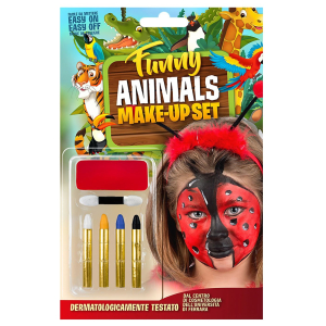 5-155 Ladybug paint set with makeup & 4 pencils χονδρική, Carnival Items χονδρική