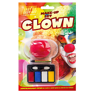 5-159 Clown paint set with nose χονδρική, Carnival Items χονδρική