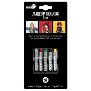 5-161 Set of 5 face paint pencils χονδρική, Carnival Items χονδρική