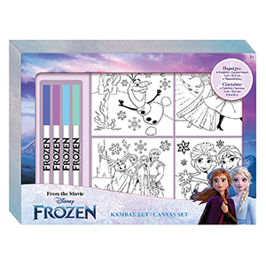 50-3332 CANVAS SET 4PCS WITH 4 FROZEN 2 MARKS χονδρική, School Items χονδρική