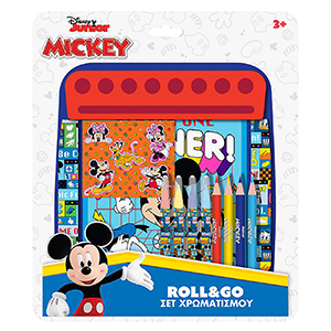 50-3337 ROLL&GO MICKEY-MINNIE COLORING SET χονδρική, School Items χονδρική