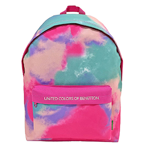 50-3351 UNITED COLORS OF BENETTON MULTICOLOR CLOUD TRIANGLE BACKPACK χονδρική, School Items χονδρική