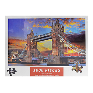69-1874 ΠΑΖΛ 1000 ΤΕΜ LONDON BRIDGE ΚΟΥΤΙ= 29x21x5cm ΠΑΖΛ= 75x50cm χονδρική, Παιχνίδια χονδρική
