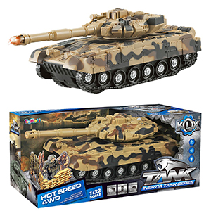 70-2320 FRICTION CAMOUFLAGE TANK WITH LIGHT & HXO χονδρική, Toys χονδρική