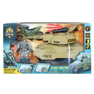 71-3539 ARMY TANK + MOTO χονδρική, Toys χονδρική