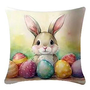 73-2188 Pillow filled with Easter bunny and eggs χονδρική, Easter Items χονδρική