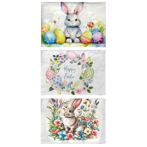 73-2189 Easter fabric placemat 3 designs χονδρική, Easter Items χονδρική