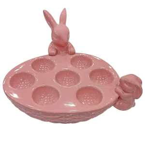 73-2215 Rabbit egg tray 7 places χονδρική, Easter Items χονδρική