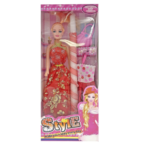 73-2223 Doll style lamp with bag & extra dress χονδρική, Easter Items χονδρική