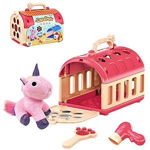 77-1274 PET UNICORN IN BASKET 4 PCS χονδρική, Toys χονδρική