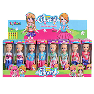 78-230 DOLL 12cm MULTICOLOR CLOTHES χονδρική, Toys χονδρική