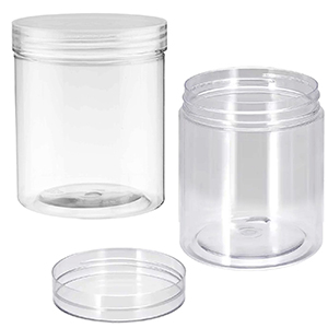 80-2128 TRANSPARENT SCREW PLASTIC JAR χονδρική, Houseware Items χονδρική