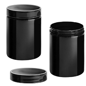 80-2129 BLACK SCREW PLASTIC JAR χονδρική, Houseware Items χονδρική