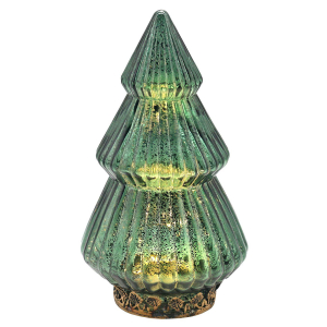 93-3527 Lantern led glass tree antique copper χονδρική, Christmas Items χονδρική