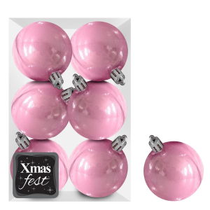 93-3534 Pink pearl balls pack=6pcs φ8 χονδρική, Christmas Items χονδρική