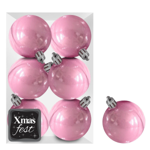 93-3535 Pink pearl balls pack=6pcs φ10 χονδρική, Christmas Items χονδρική