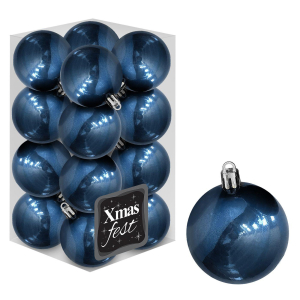 93-3544 Balls perle dark petrol pack=12 pcs φ4 χονδρική, Christmas Items χονδρική