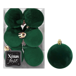 93-3553 Cypress velvet balls pack=12 pcs φ4 χονδρική, Christmas Items χονδρική