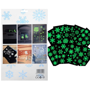 93-3585 Glowing xmas stickers χονδρική, Christmas Items χονδρική