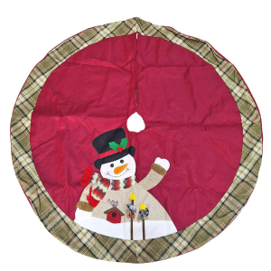 93-3599 Bordeaux tree apron with snowman χονδρική, Christmas Items χονδρική