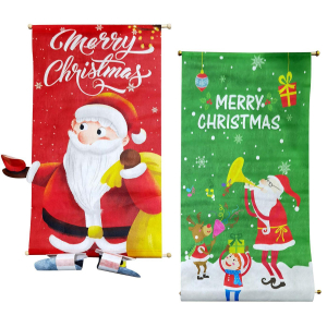 93-3633 Hanging merry christmas fabric χονδρική, Christmas Items χονδρική