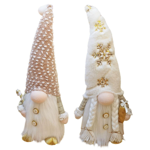 93-3693 Holy gnome white with golden buttons χονδρική, Christmas Items χονδρική